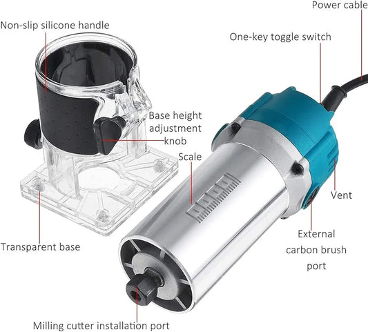 PROFESIONALNA ELEKTRIČNA GLODALICA ZA DRVO