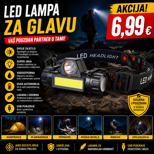 Led lampa za glavu