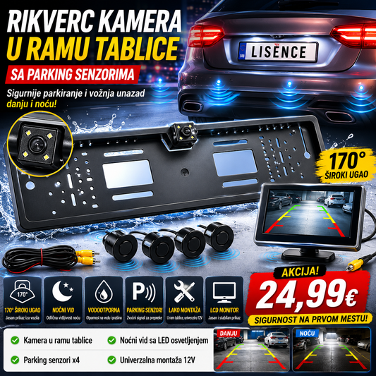 Rikverc kamera u ramu tablice