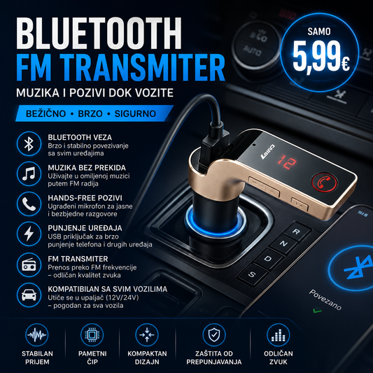 BLUETOOTH FM TRNASMITER
