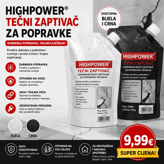 HIGHPOWER Crack Filling Glue – tečni zaptivač za pukotine
