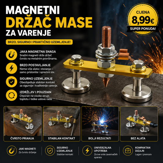 Magnetni drzac mase za varenje