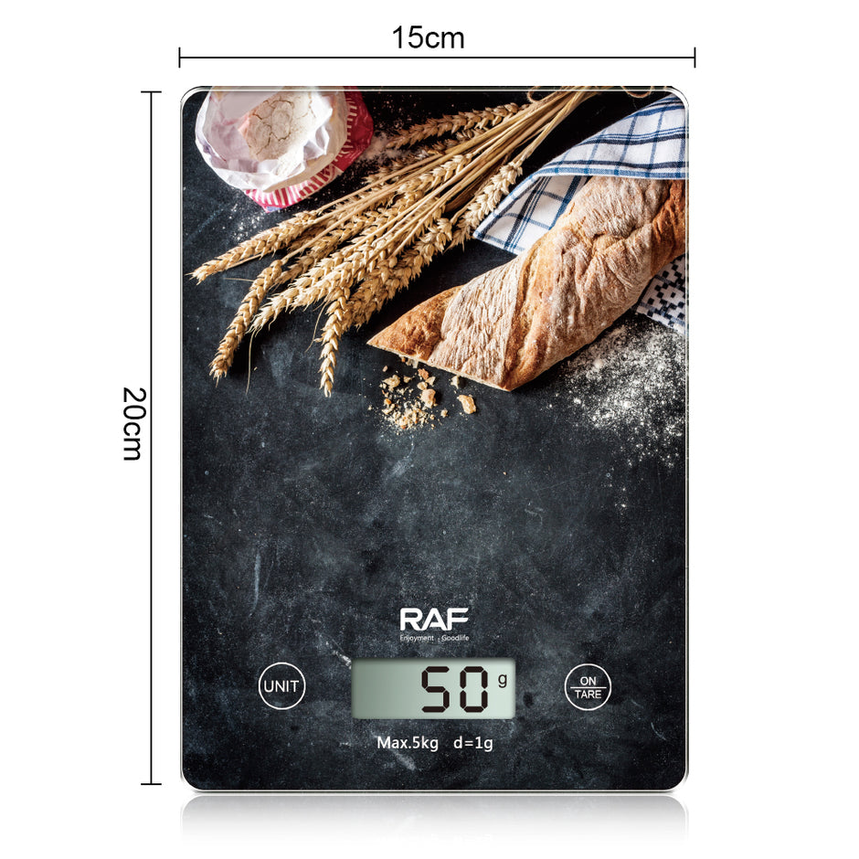 RAF  Kuhinjska Digitalna Vaga – 5kg, Preciznost 1g