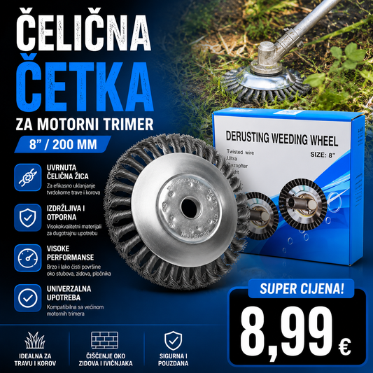 ČELIČNA ČETKA ZA MOTORNI TRIMER
