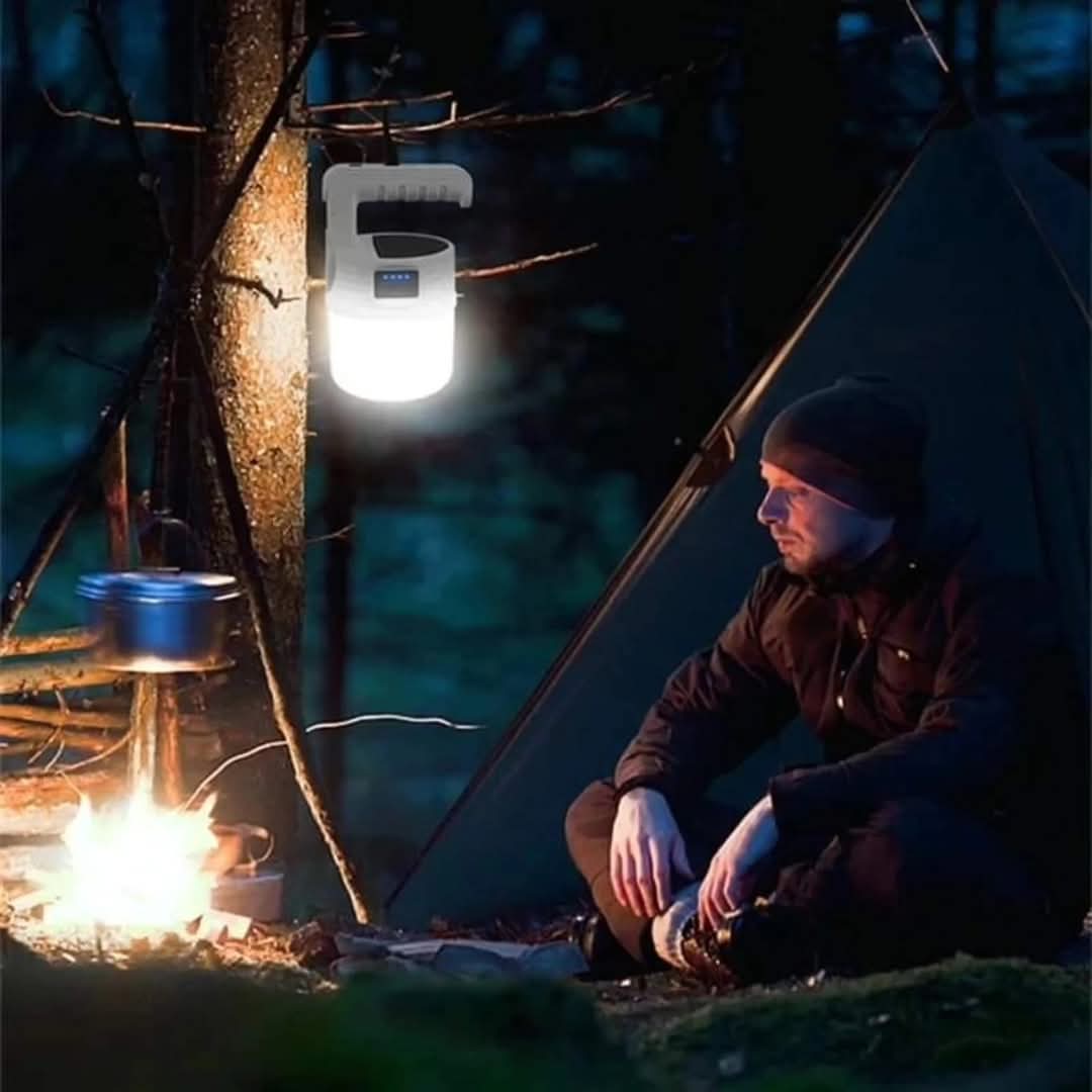 Solarna 2u1 led lampa sa zakackom