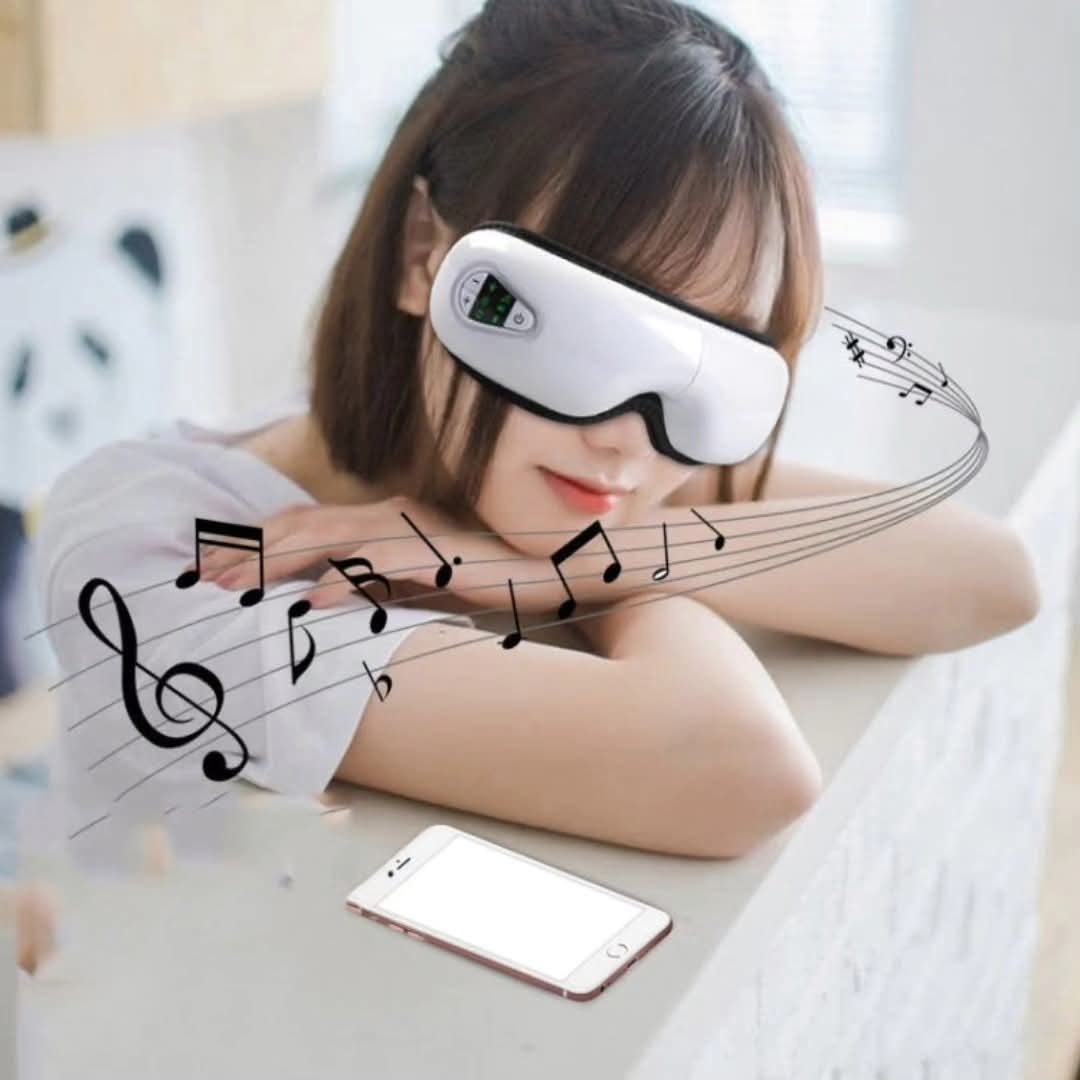 Elektricni masazer za glavu sa bluetooth zvucnikom