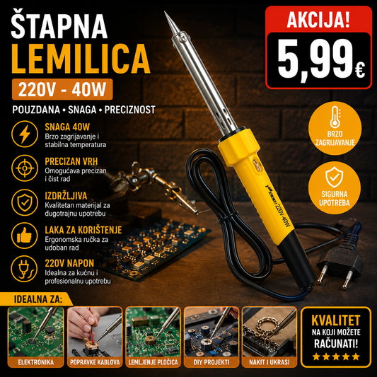 Štapna lemilica 220V-40W